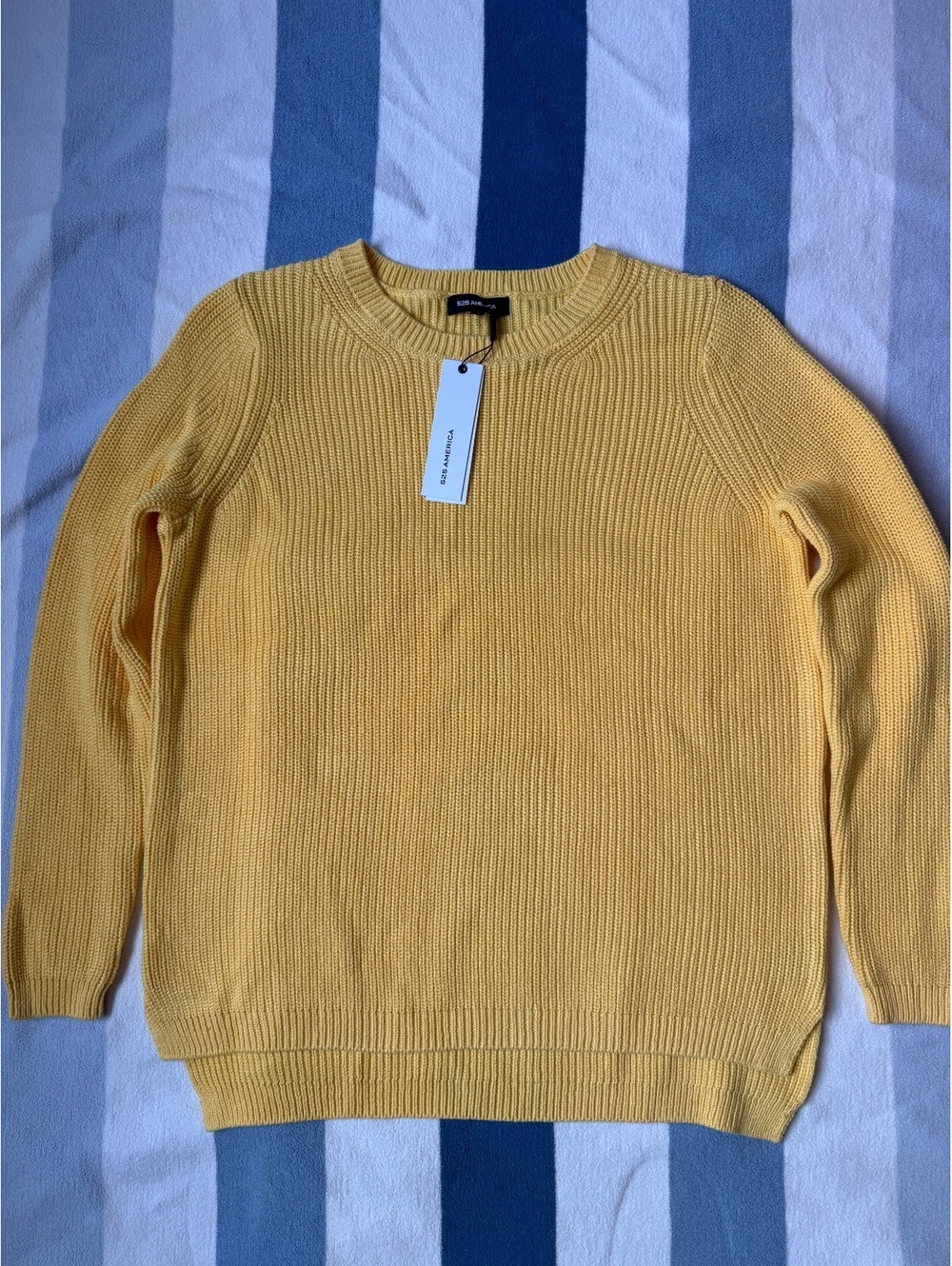 NWT 525 America Cotton Sweater